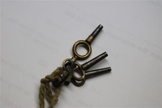 A George III silver pair cased verge pocket watch by Edward Maud, Daventry.